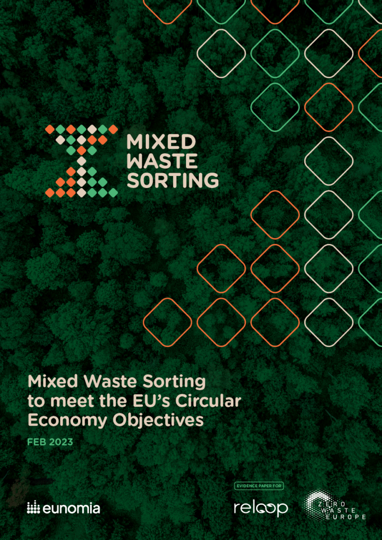 Mixed Waste Sorting to meet the EU’s Circular Economy Objectives