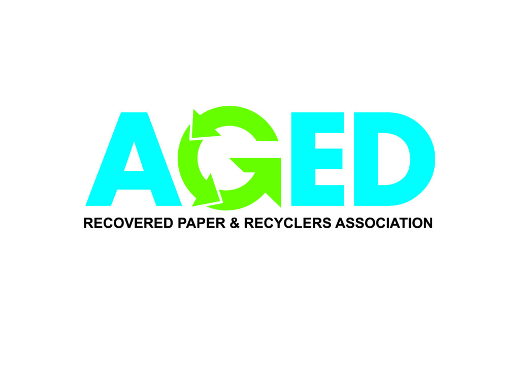 شعار جمعية الورق وإعادة التدوير المستردة AGED